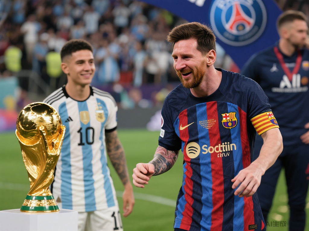 距离梅西首次获得金球奖已经过去了10年的时间。（“梅西首夺金球奖已迈入第十个年头。”）